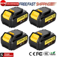 4PACK Battery Charger For DeWalt 20V 20 Volt MAX DCB206 DCB205-2 Lithium Ion US