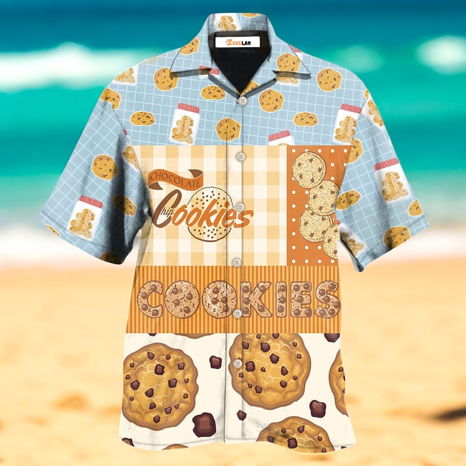 Baking Enthusiast Chocolate Chip Cookie Hawaiian Shirt