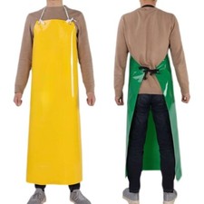 Women Men TPU Bib Apron Waterproof Anti-Oil Home Garden Cleaning Workwear Modern