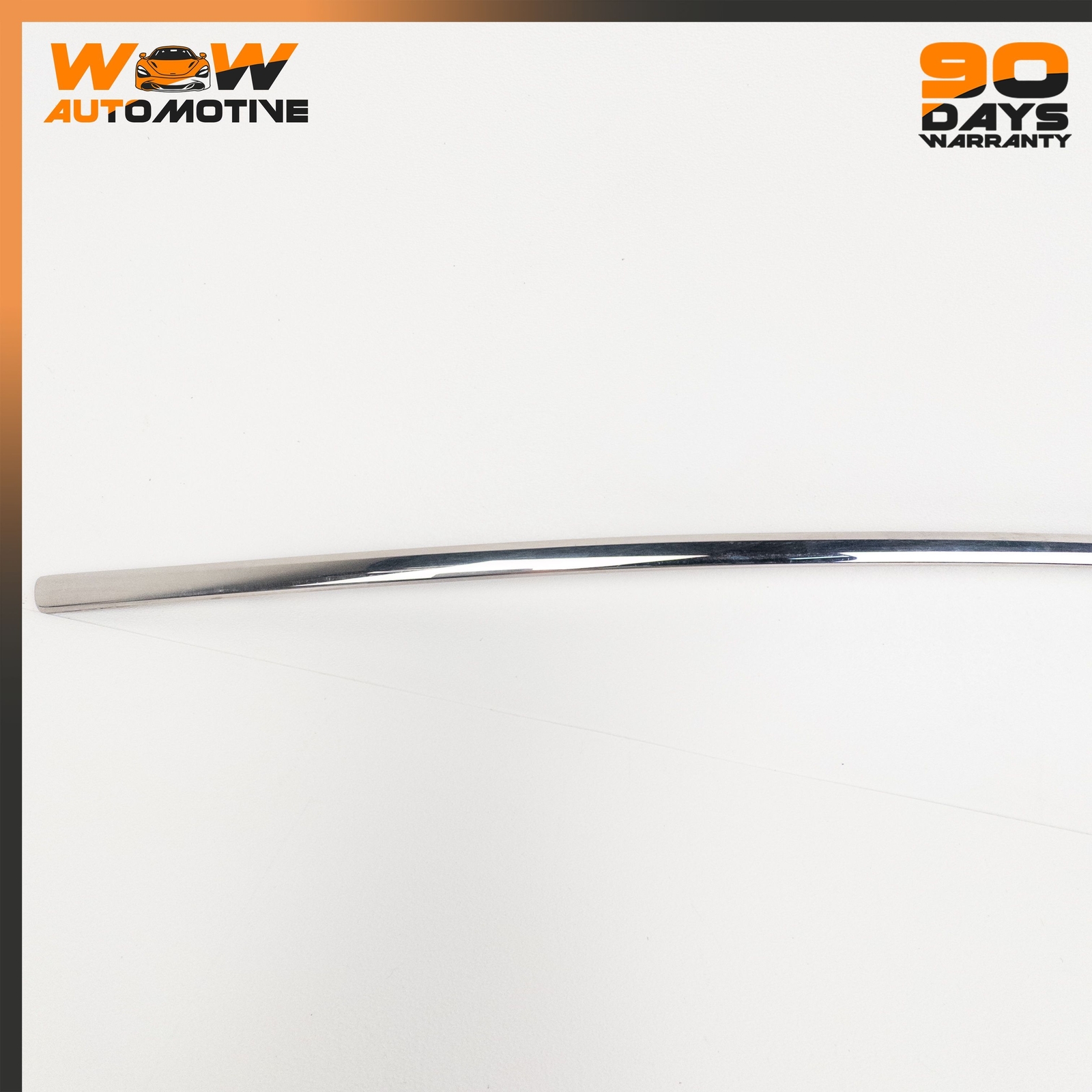 06-13 BENTLEY CONTINENTAL FLYING SPUR FRONT RIGHT DOOR MOLDING CHROME OEM