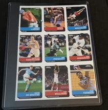KATIE LOU SAMUELSON ROOKIE SI FOR KIDS UNCUT SHEET DE BRUYNE PRESCOTT QUAH NM+