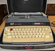 Smith Corona Electra 110 Electric Typewriter w/Case *Flaws* Read Description 