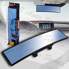 Broadway 300mm Convex Interior Clip On Rear View Blue Tint Mirror Universal 4