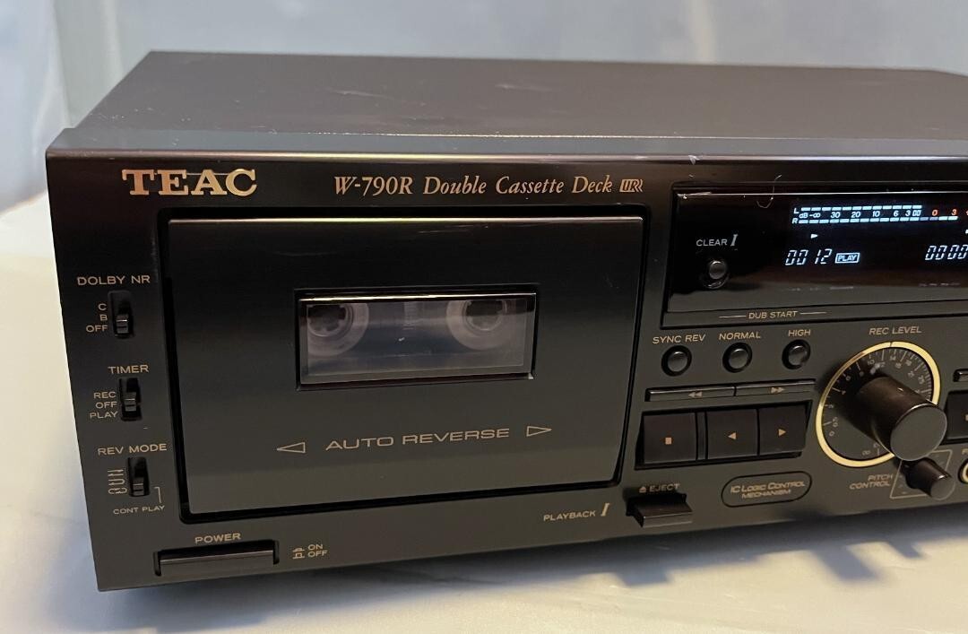 TEAC W-790R Double Cassette Deck Black Good | eBay TEAC W-790R Double Cassette Deck Black Good | eBay