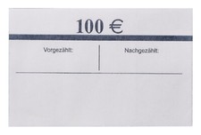 5 EURO Banderolen f&uuml;r 20 Banknoten EUR Geldscheinbanderolen NEU Geldb&uuml;ndel Set