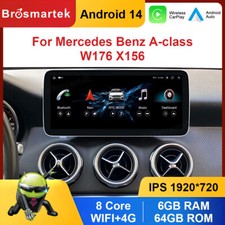 10,25" Android 14 Autoradio CarPlay 64GB F&uuml;r Mercedes A/CLA/GLA W176 X156 NTG4.5