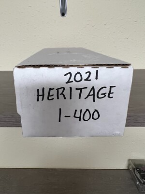 2021 Topps Heritage Baseball Complete Base Set 1-400