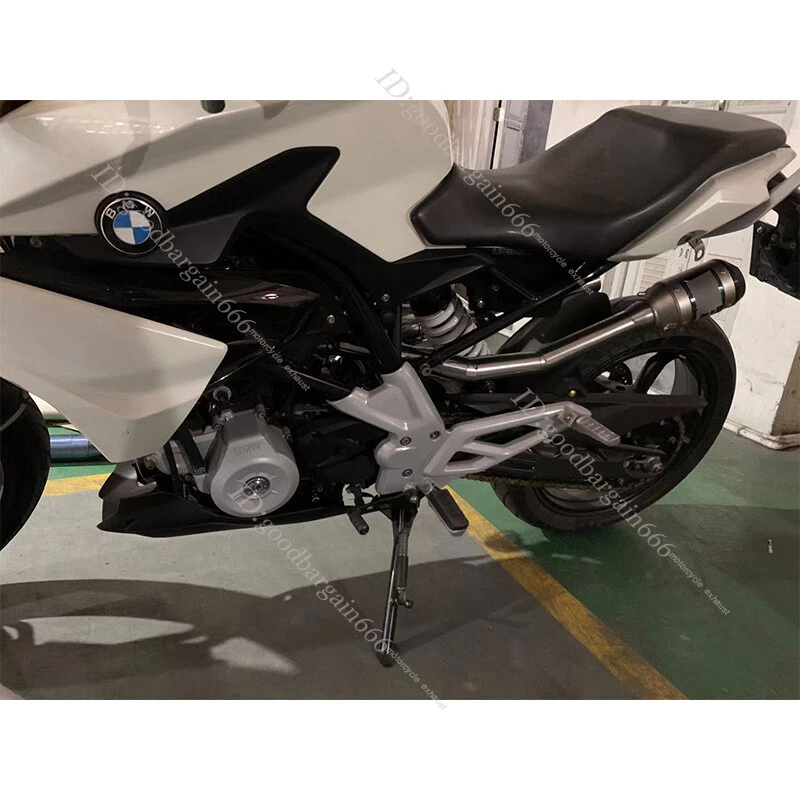 Tubo de escape de doble salida 51 mm tubo de escape de 51 mm para BMW G310R G310GS 2017-2023 Foto 3 de 4