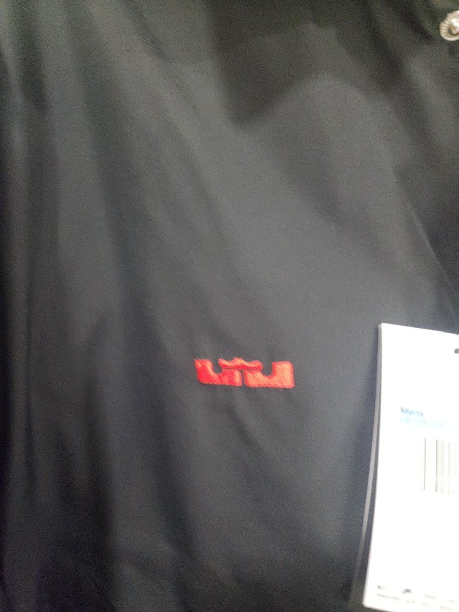 NIKE LEBRON JAMES STORM-FIT ADV JACKET BLACK / RED FB7125