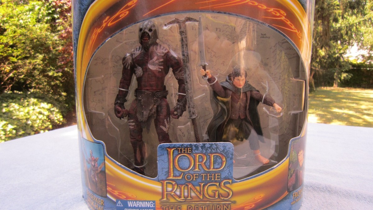 Mini Figurine Le Seigneur Des Anneaux - Uruk Hai Berserker Par Toy Biz