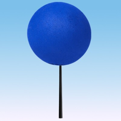 Coolballs Plain Blue Car Decor Antenna Topper Auto Accessory (New)