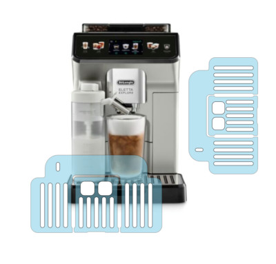Schutzfolie für DeLonghi Eletta Explore ECAM 450.76 T - 450.55 S - 452.57 G
