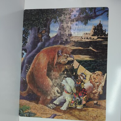 Vintage 1986 Labyrinth 200+ Piece Jigsaw Puzzle Henson Golden