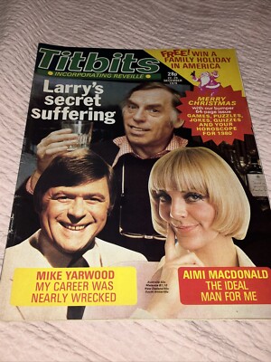 Titbits 1979 Aimi Macdonald, Dr Doctor Who Tom Baker, Basil Brush, Billy Boyle