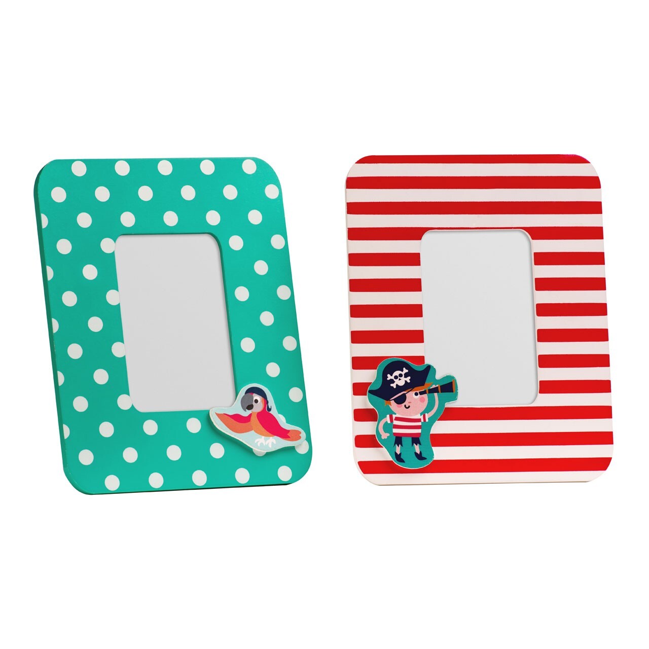 Stylish 4 X 6 Inch Portrait Parrot Photo Frame With Glass Pane Home Decor Blue