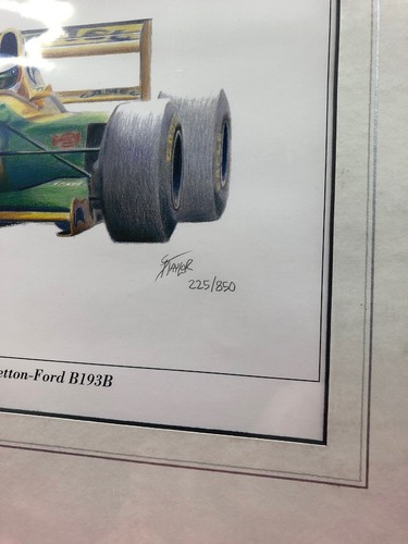 Simon Taylor Limited Edition Michael Schumacher-Benetton Ford B193B Formula 1 - Picture 4 of 8
