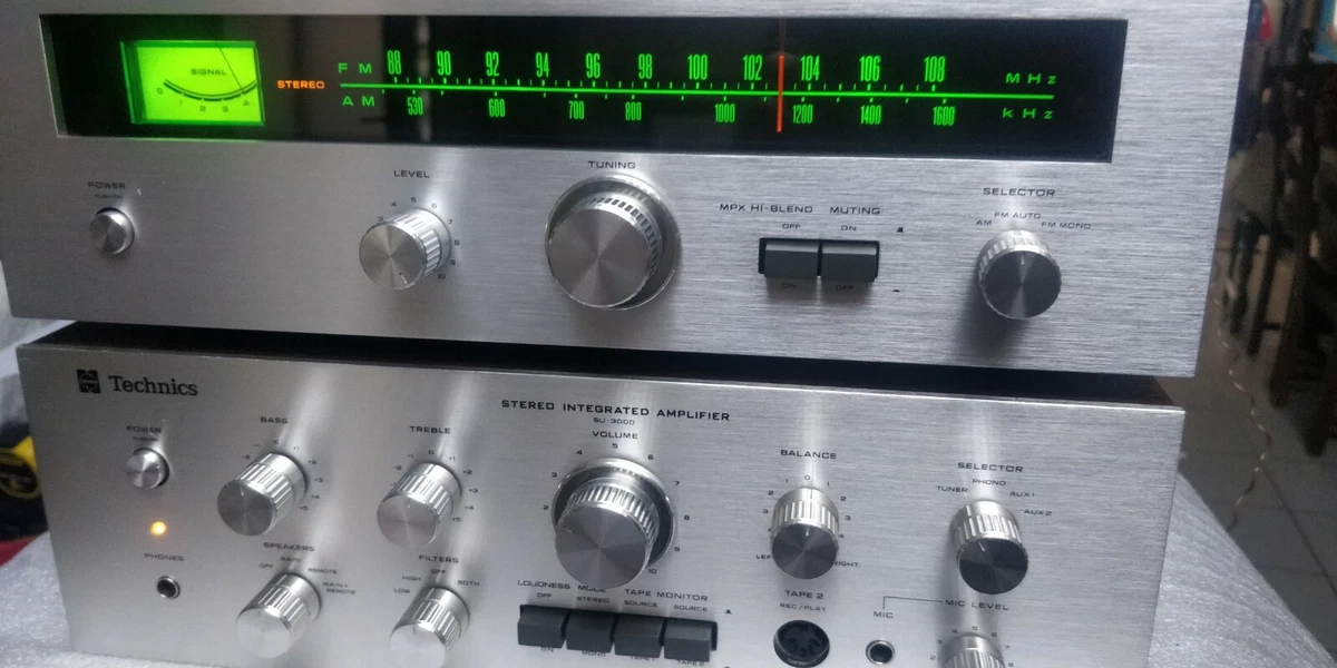 Technics SU-3000 + Technics ST-3000 Stereo Amplifier ,Tuner(1974-75)