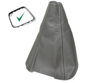 Schaltmanschette Schaltsack + Rahmen Fur Opel Zafira B 2005-14 Leder Grau