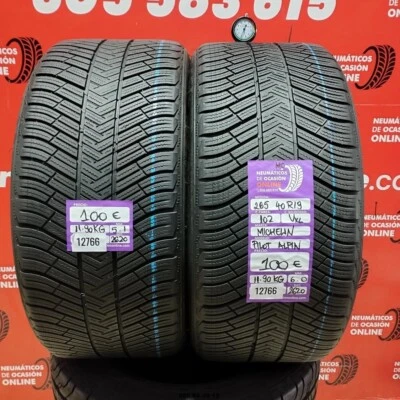 2X 265 40 R19 102VXL MICHELIN PILOT ALPIN MO 6.0/5.1Mm REF:12766 - Photo 1/4