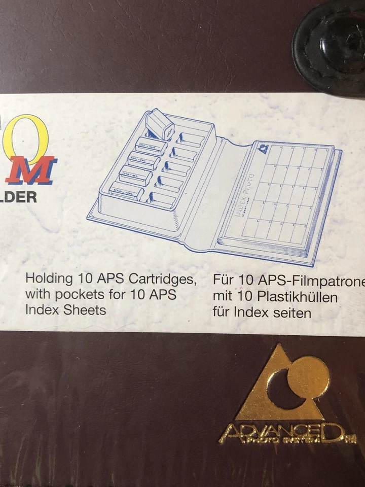 Sistema fotográfico avanzado APS soporte cartucho álbum de fotos nuevo Foto 2 de 4