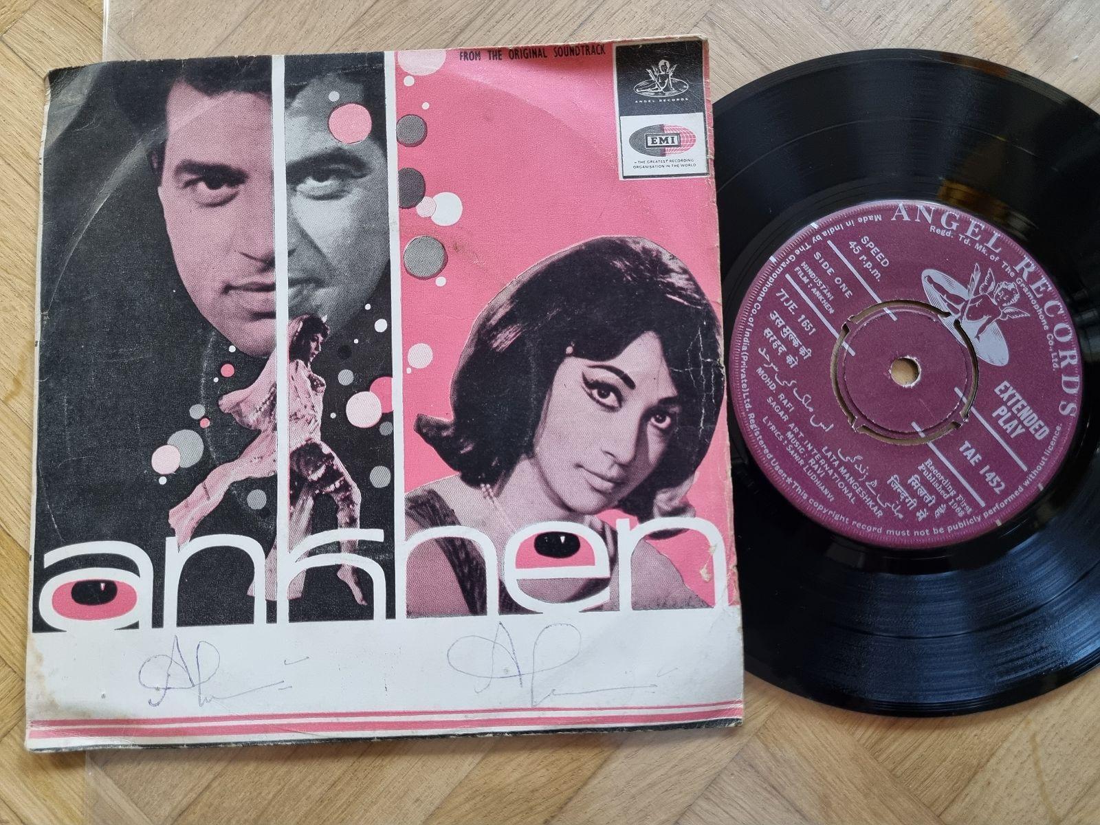7"" Single Mohd. Rafi/ Lata Mangeshkar - Ankhen OST Vinyl EP India