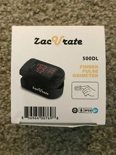 Zacurate Pro Series 500DL Fingertip Pulse Oximeter Blood Oxygen Monitor - Black