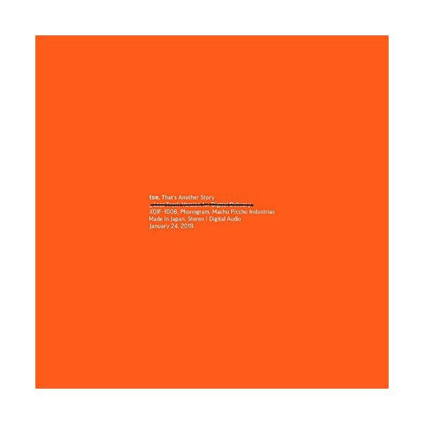 TOE-THAT'S ANOTHER STORY-JAPAN CD +Tracking number JP