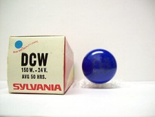 DCW Projector Projection Lamp Bulb 150W 24V SYLVANIA AVG. 50-HOUR LAMP LIFE