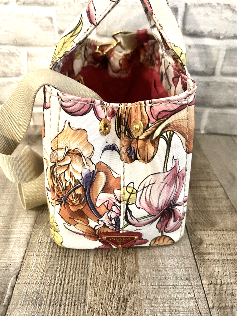 PRADA CANAPA FAIRY JAMES Jean 2 way Cross Body Hand Bag ART PRADA CANAPA FAIRY JAMES Jean 2 way Cross Body Hand Bag ART