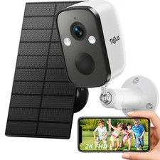 TIEJUS MW3 2K Solar Wireless Outdoor Security Camera 2.4GWiFi for Home Security