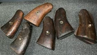 WW2 US S&W Victory .38 Walnut Smooth Grips Set & screw M&P Model 10 1 set