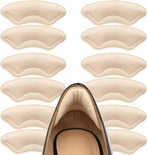 2-6pairs Heel Cushion Pads for Shoes Too Big, Shoe Grips Liners Heel Protectors