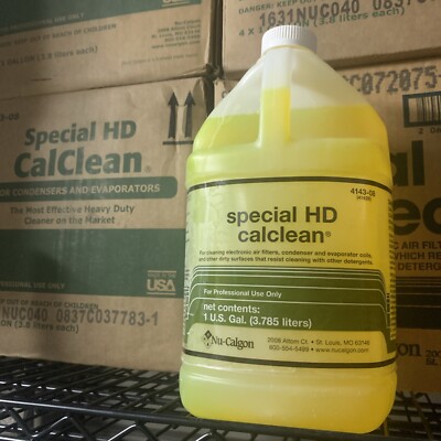 1 Gallon Nu-Calgon 4143-08 Special HD CalClean HVAC Coil Cleaner | eBay