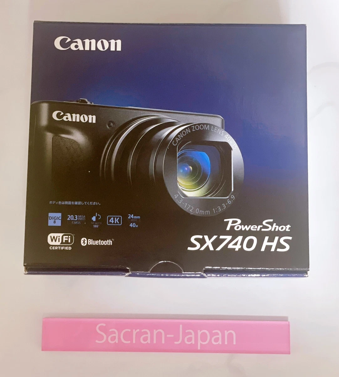 Canon Compact Digital Camera PowerShot SX740 HS Black NEW