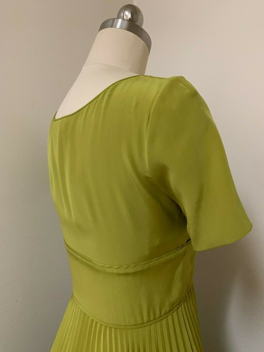 2100$ ROCHAS GREEN PLEATED MIDI DRESS SIZE SMALL | eBay 2100$ ROCHAS GREEN PLEATED MIDI DRESS SIZE SMALL | eBay