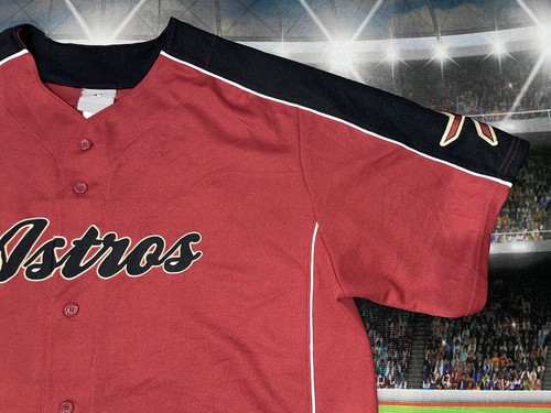 Houston Astros Lance Berkman #17 MLB Stitched Mens Jersey Sz XL Preowned - Picture 3 of 12