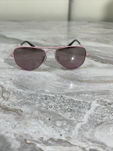 RAY-BAN JUNIOR RJ 9506S 249/4V Pink MIRRORED AUTHENTIC AVIATOR SUNGLASSES