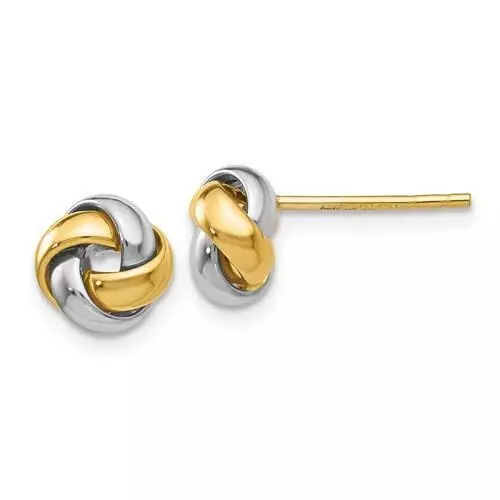 Two tone deals gold earrings