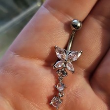Gold Color 925 Silver Ring Size 5 with Tourma...