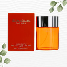 Clinique Happy For Men Eau De Toilette Spray 3.4oz / 100ml Cologne NEW SEALED