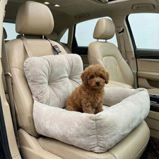 Dog Car Seat for Small Dogs, Washable Detachable Car Front Back Seat Pet Bed w
