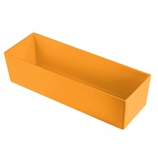 TableCraft CW5010X Simple Solutions&trade; Half Size 8.25 Qt. Long Aluminum Bowl