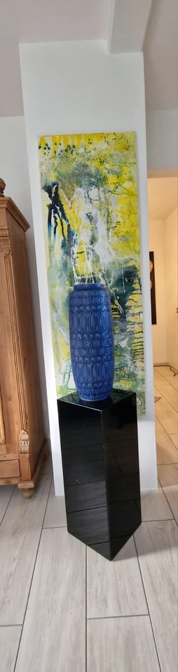 VASE VON SCHEURICH MODELL 264-52 SERIE HELLAS 60er Jahre Vintage BLAU MATT - Bild 3 von 4