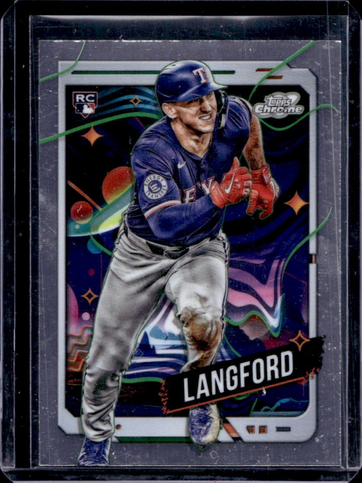 2024 Topps Cosmic Chrome Wyatt Langford Rookie RC #139 Rangers