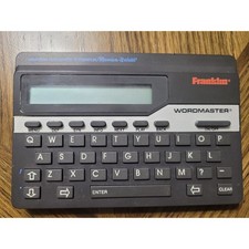 Franklin WordMaster Deluxe Electronic Dictionary and Thesaurus Model WM 105EA