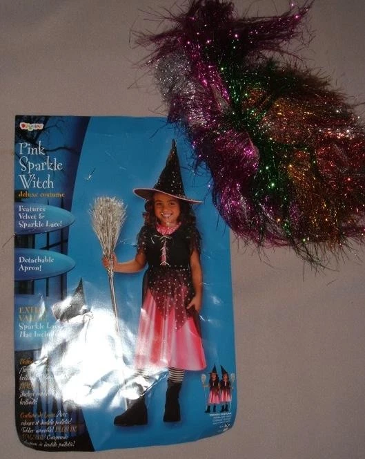 Disfraz De Bruja Prestige Para Niña - Tamaño Mediano, Incluye Sombrero