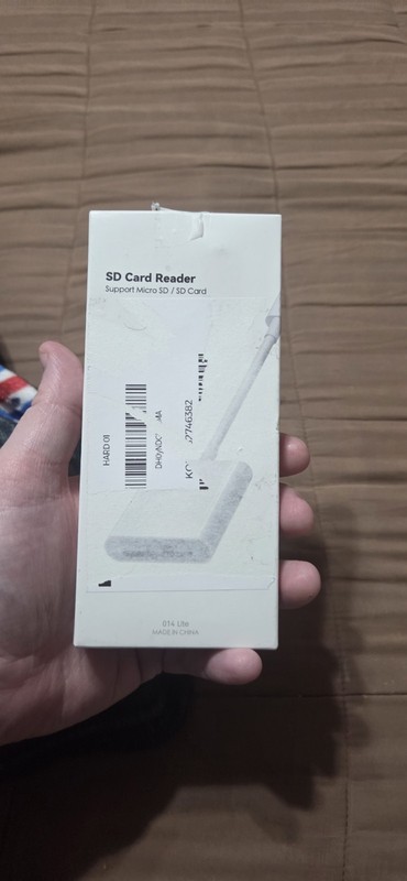 SD Card Reader Dual Connector (Lightening&USB-C) Micro SD Memory Card Reader