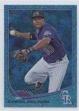 2013 Topps Wrapper Redemption Blue Slate Chris Nelson #427 0a1