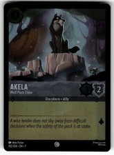 Akela - Wolf Pack Elder 182/204 Common Archazia's Island Lorcana Cold Foil NM