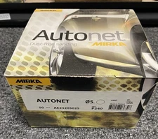 Mirka AE23205025 5" Autonet 240 Grit Mesh Grip (Hook and Loop) Sanding Discs